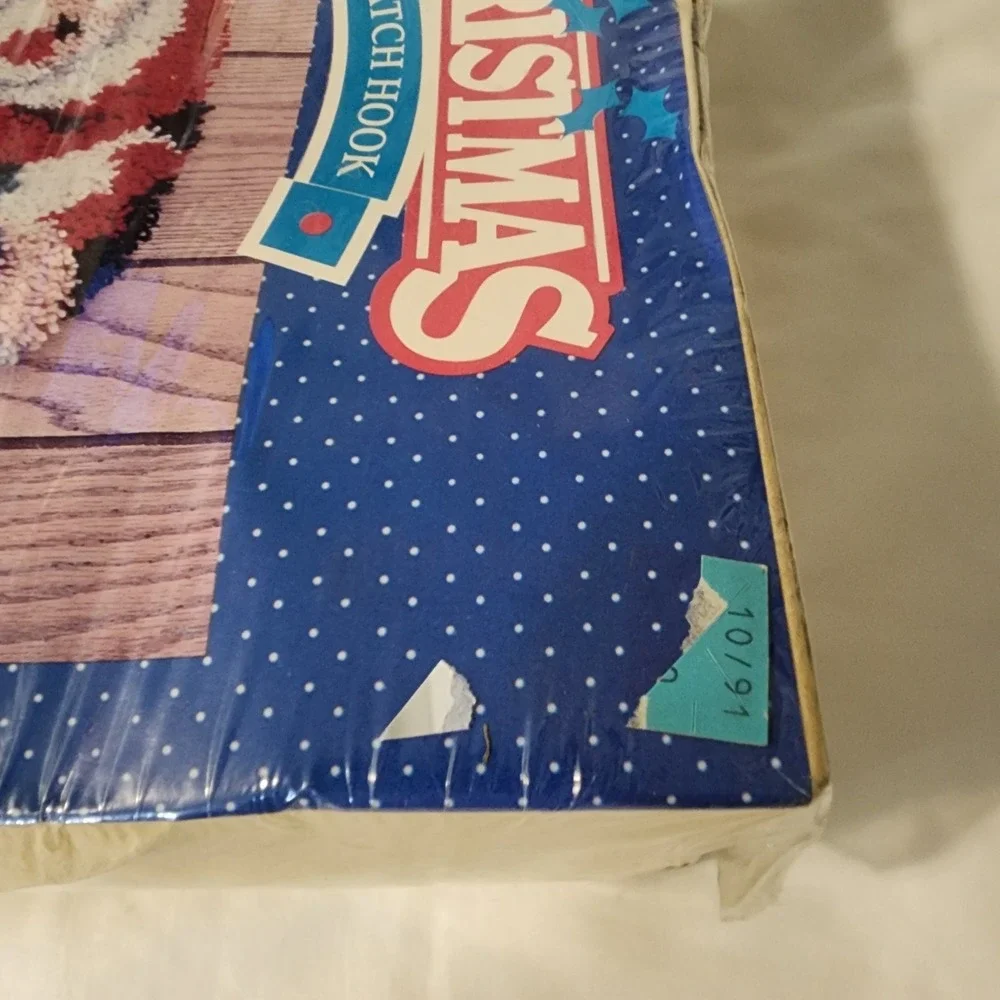 Vtg Christmas Latch‎ Hook Named 